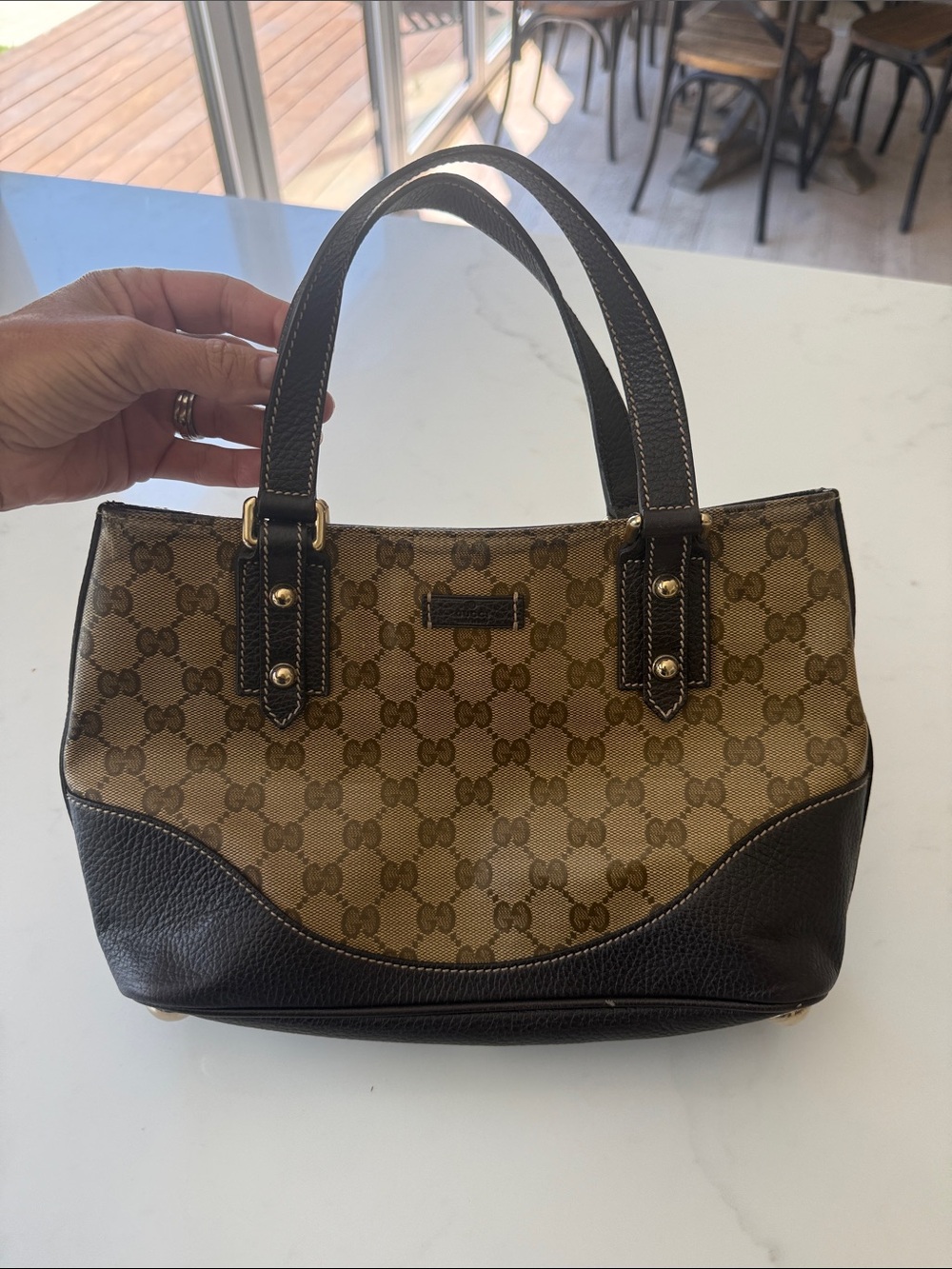 The Fall 2026 Gucci Brown Hasler tote